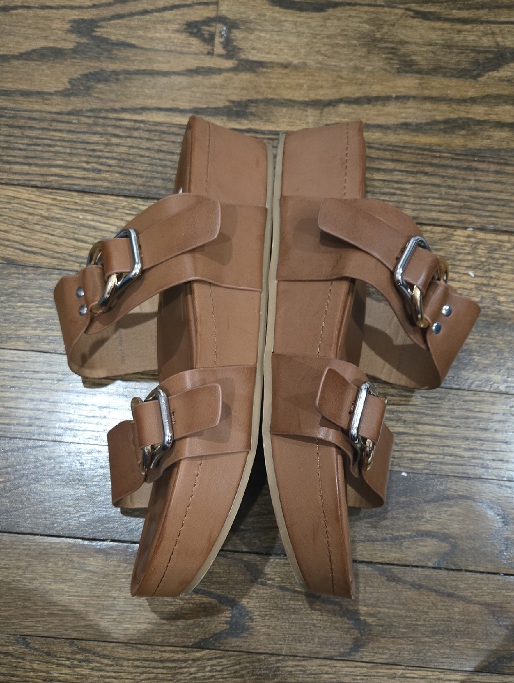 Dolce Vita Cici Platform Slides Buckle 2 Strap  Sandals - Picture 7 of 10